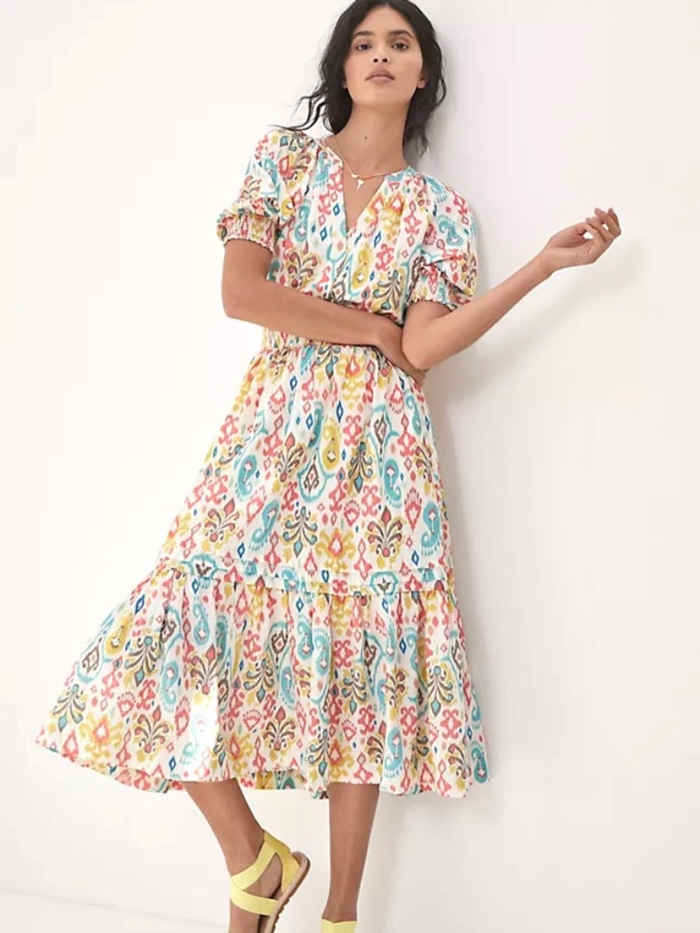 ANTHROPOLOGIE Felipa Maxi Dress in Irate Print - XS